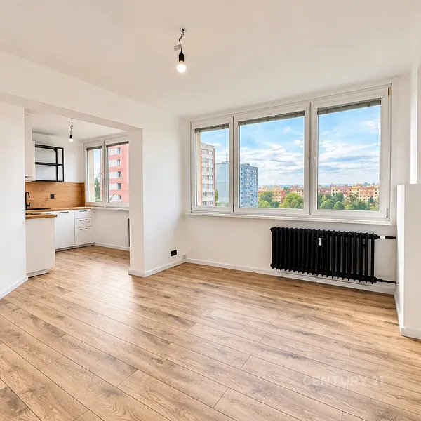Pronájem světlého bytu 1+kk, 30 m², Dělnická, Kolín